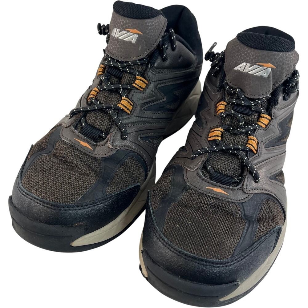 Avia Talus Mens Hiking Trail Walking Shoes Black Gray Size 12 Outdoor